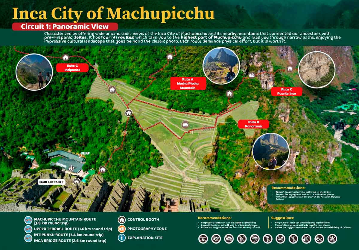 Circuit 1 Machu Picchu tickets